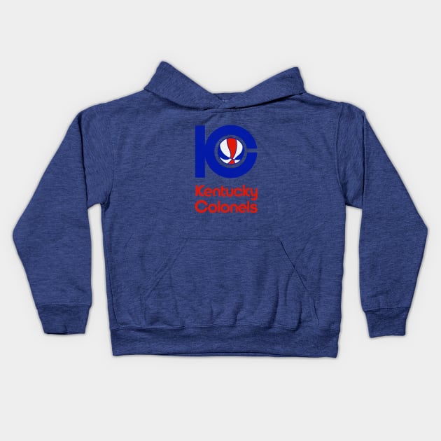 Amazing Kentucky Colonels ABA Basketball Kids Hoodie by LocalZonly